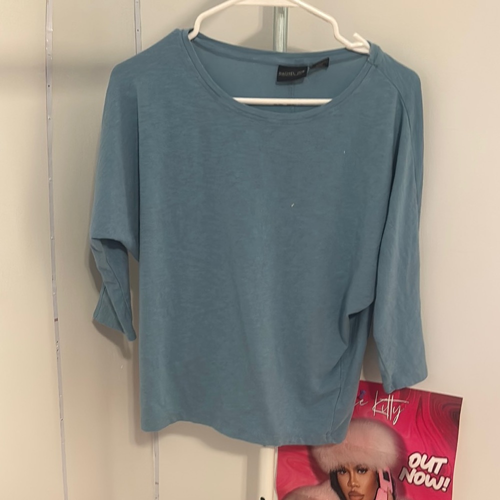 Rachel Zoe Blue Boxy Blouse